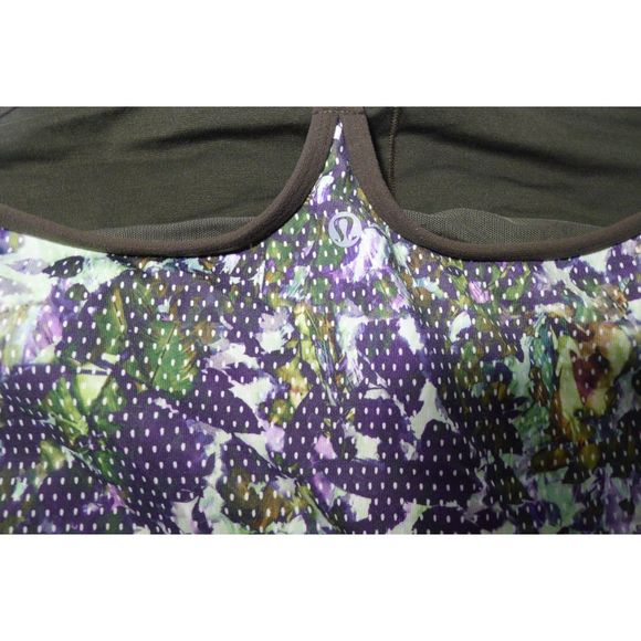 Lululemon Power Y Tank - Floral Sport Gator 10 - Picture 7 of 8